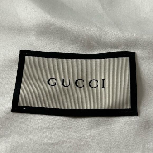Gucci White and Gray Tinsel Sport Sandals Size 37